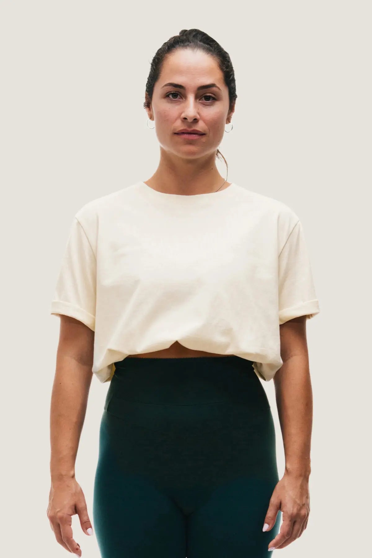 the off-white t-shirt.