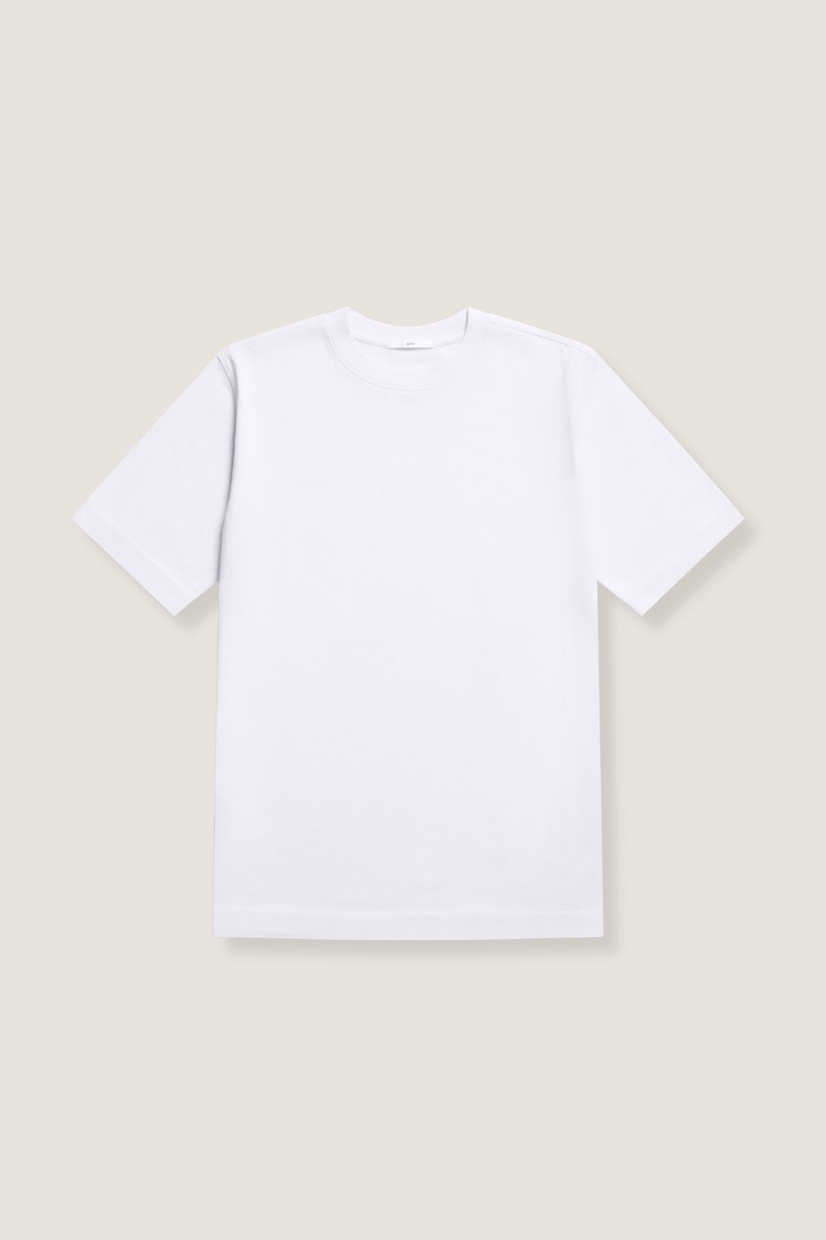 the white tee.