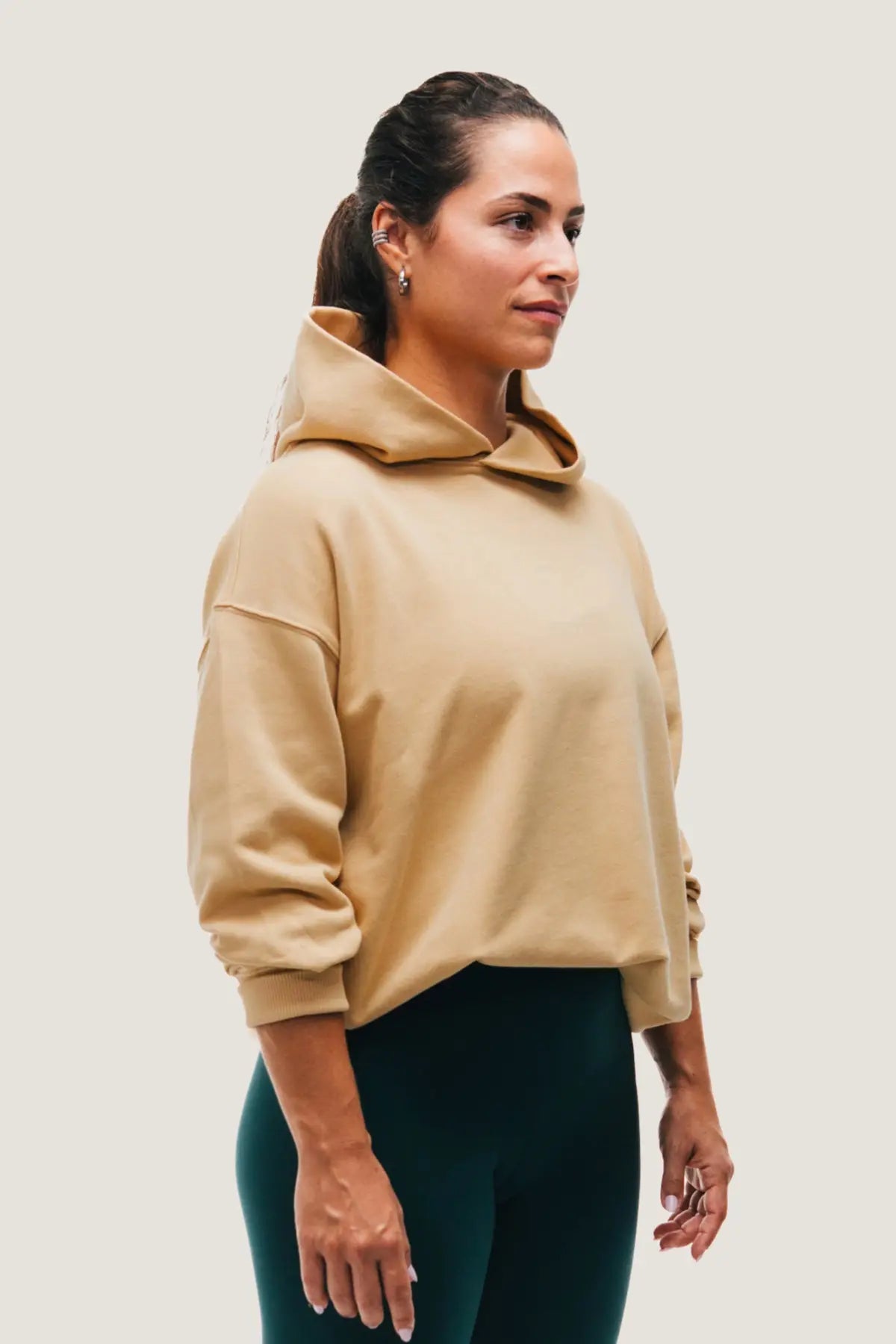 the almond hoodie.