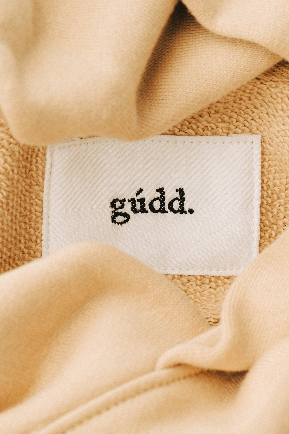 the almond hoodie.