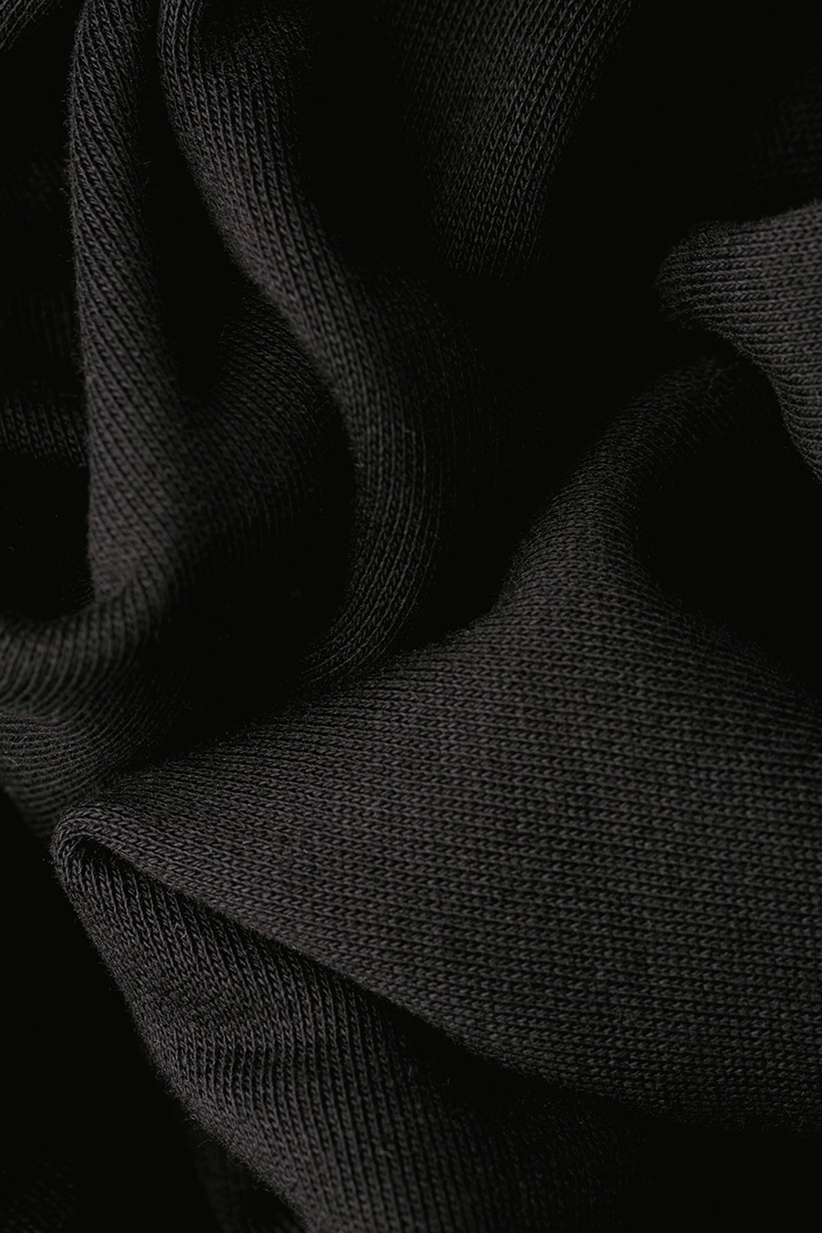 the black hoodie.
