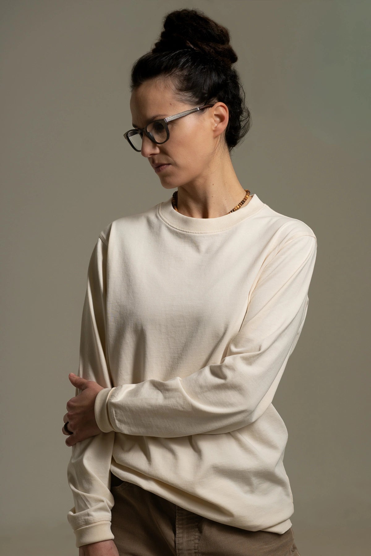 the all-natural undyed longsleeve.