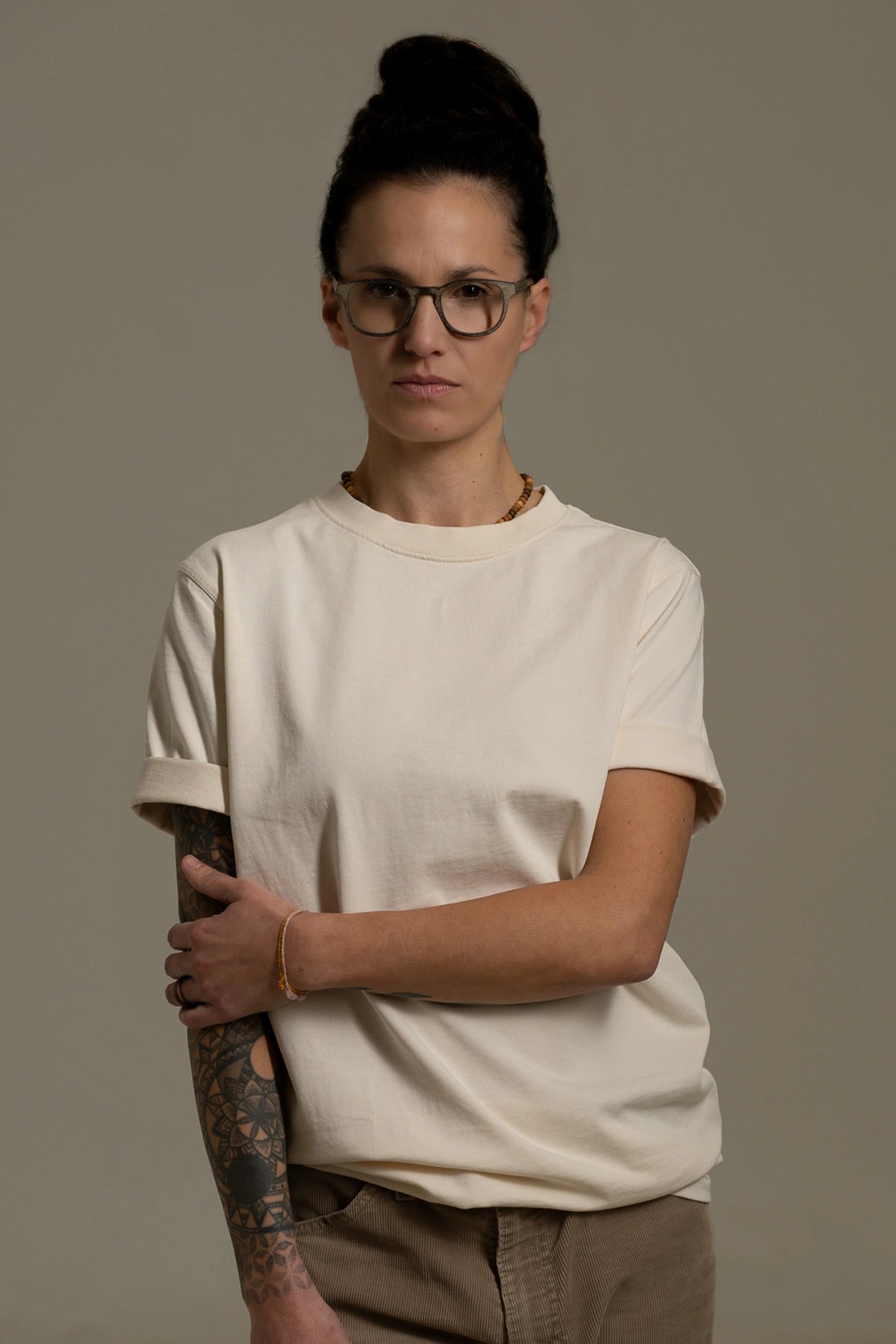 the all-natural undyed tee.