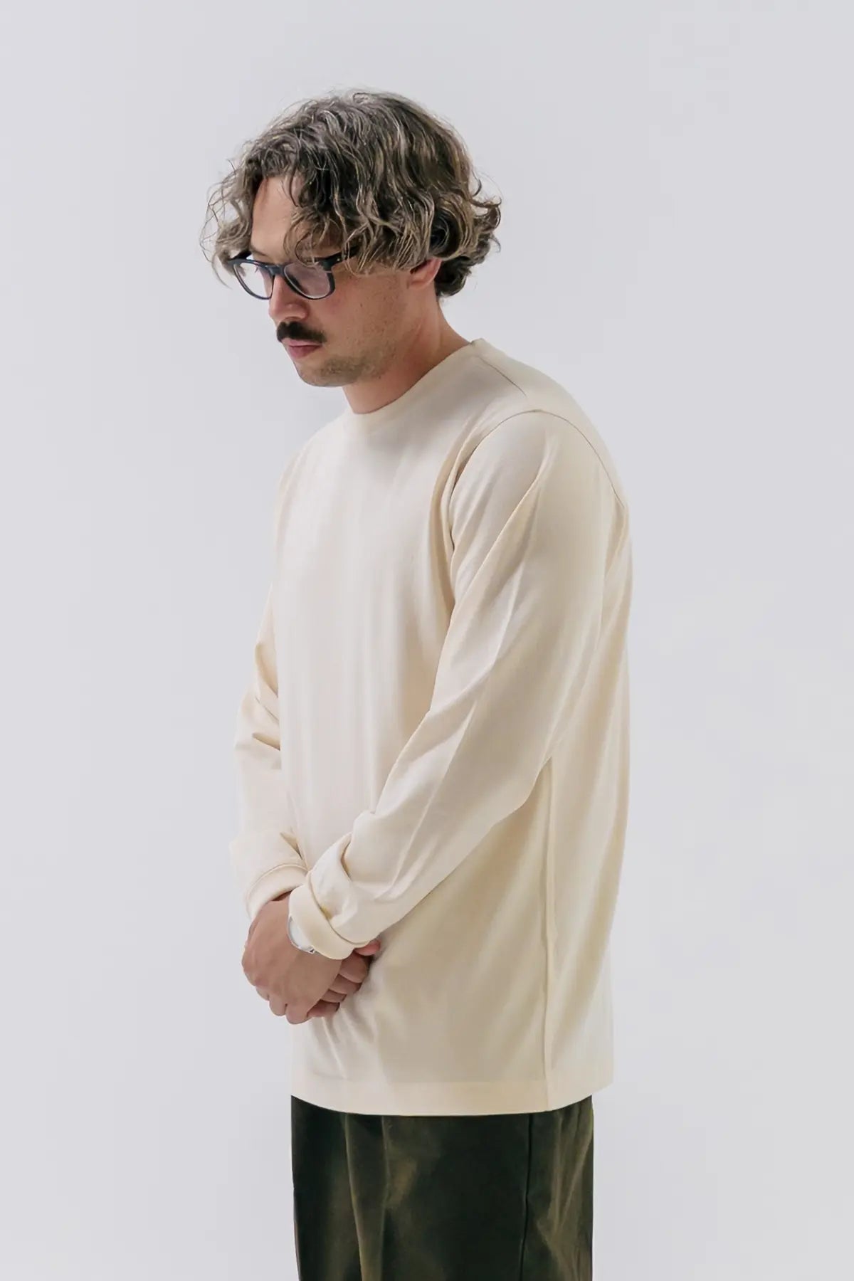 the undyed longsleeve.