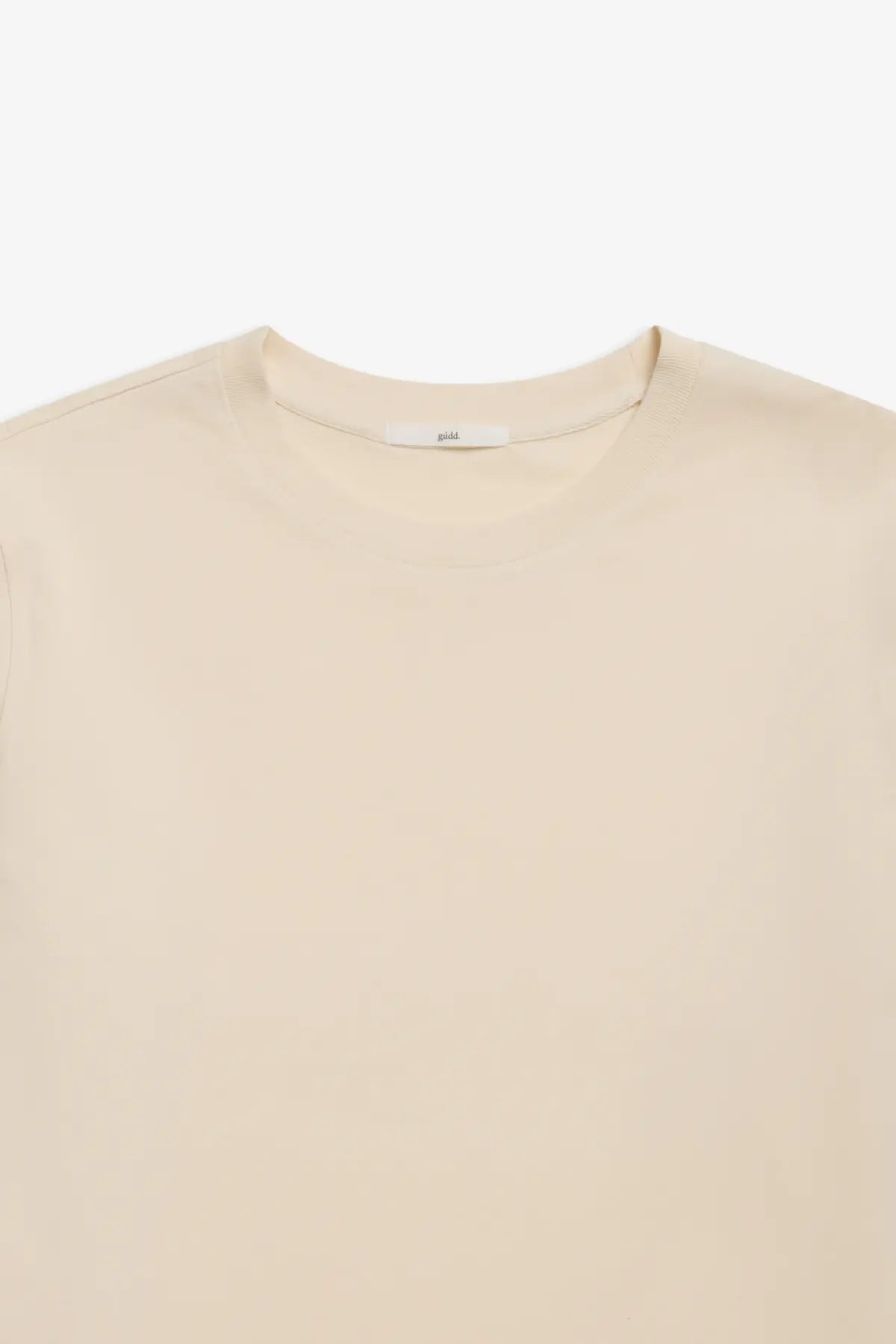 the undyed tee.
