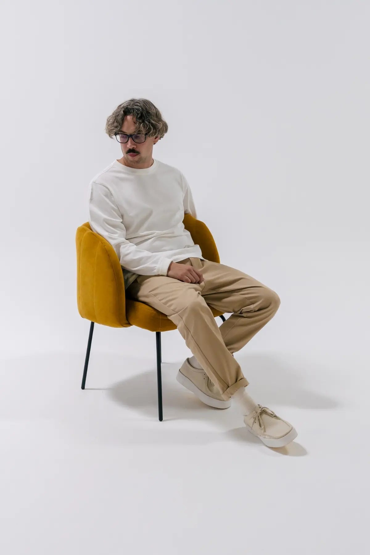 the white longsleeve.