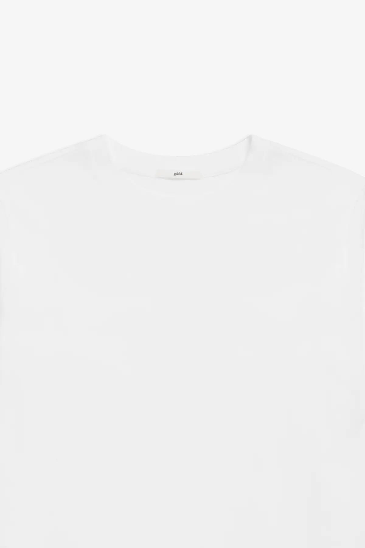the white tee.