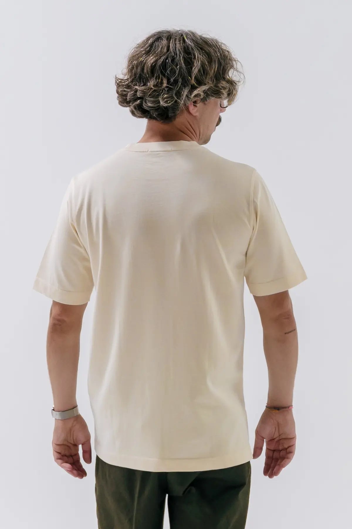the all-natural bare ecru tee.