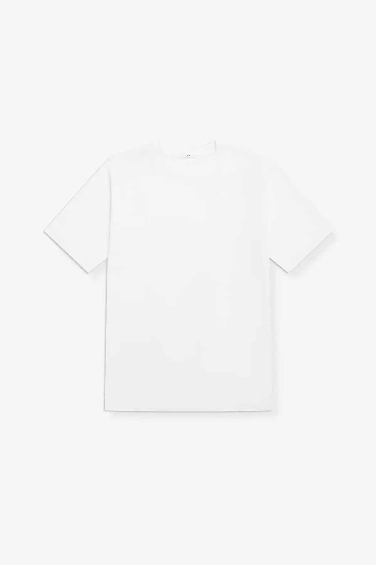 the white tee.