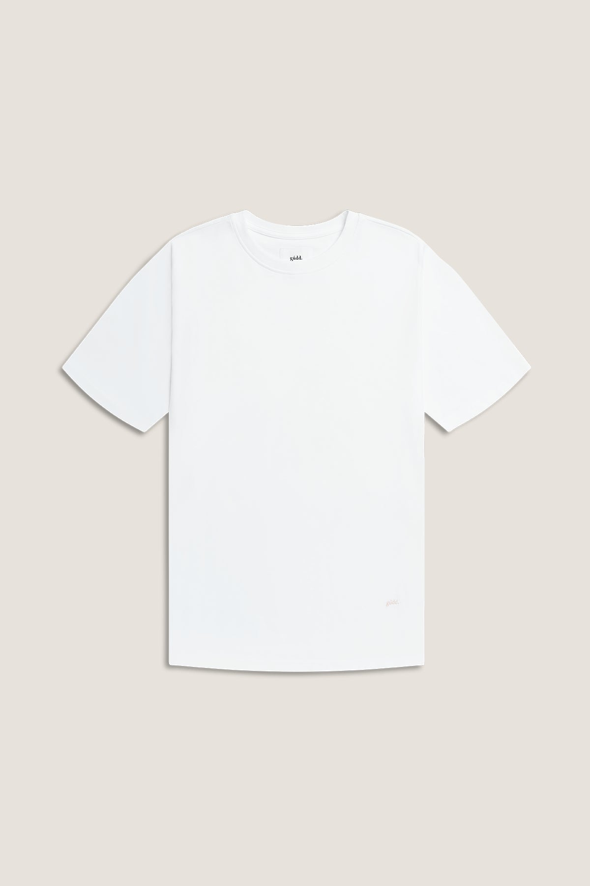 the white t-shirt.