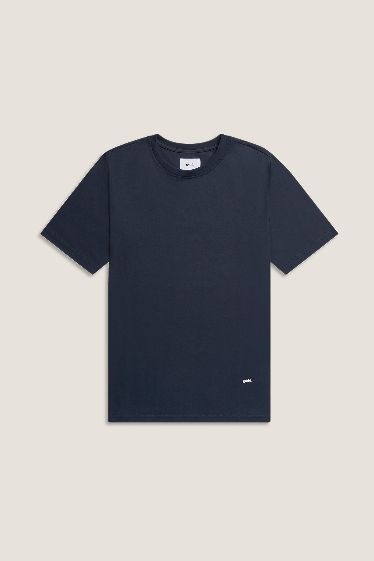 the navy t-shirt.