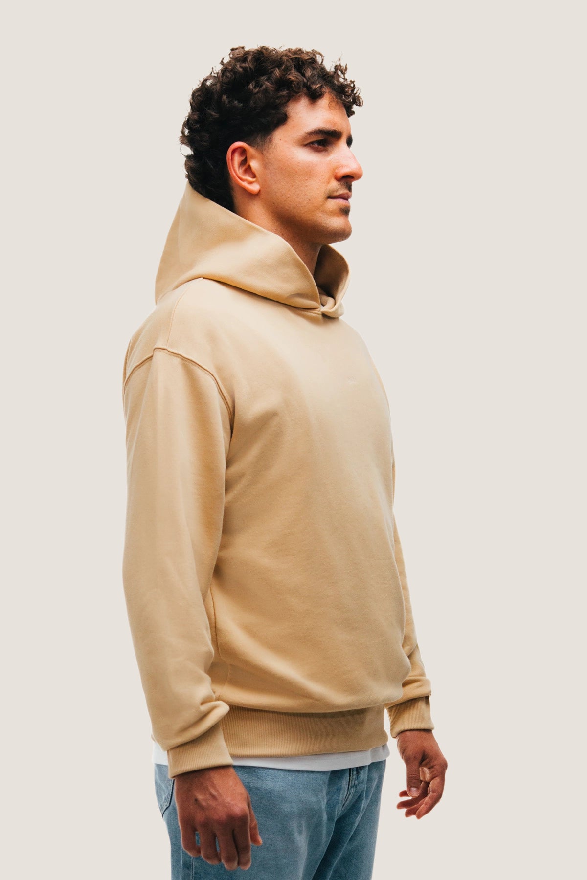 the almond hoodie.