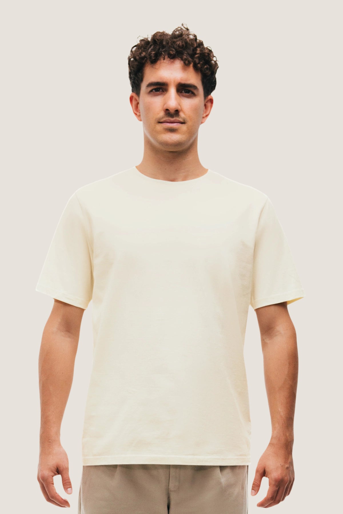 the off-white t-shirt.