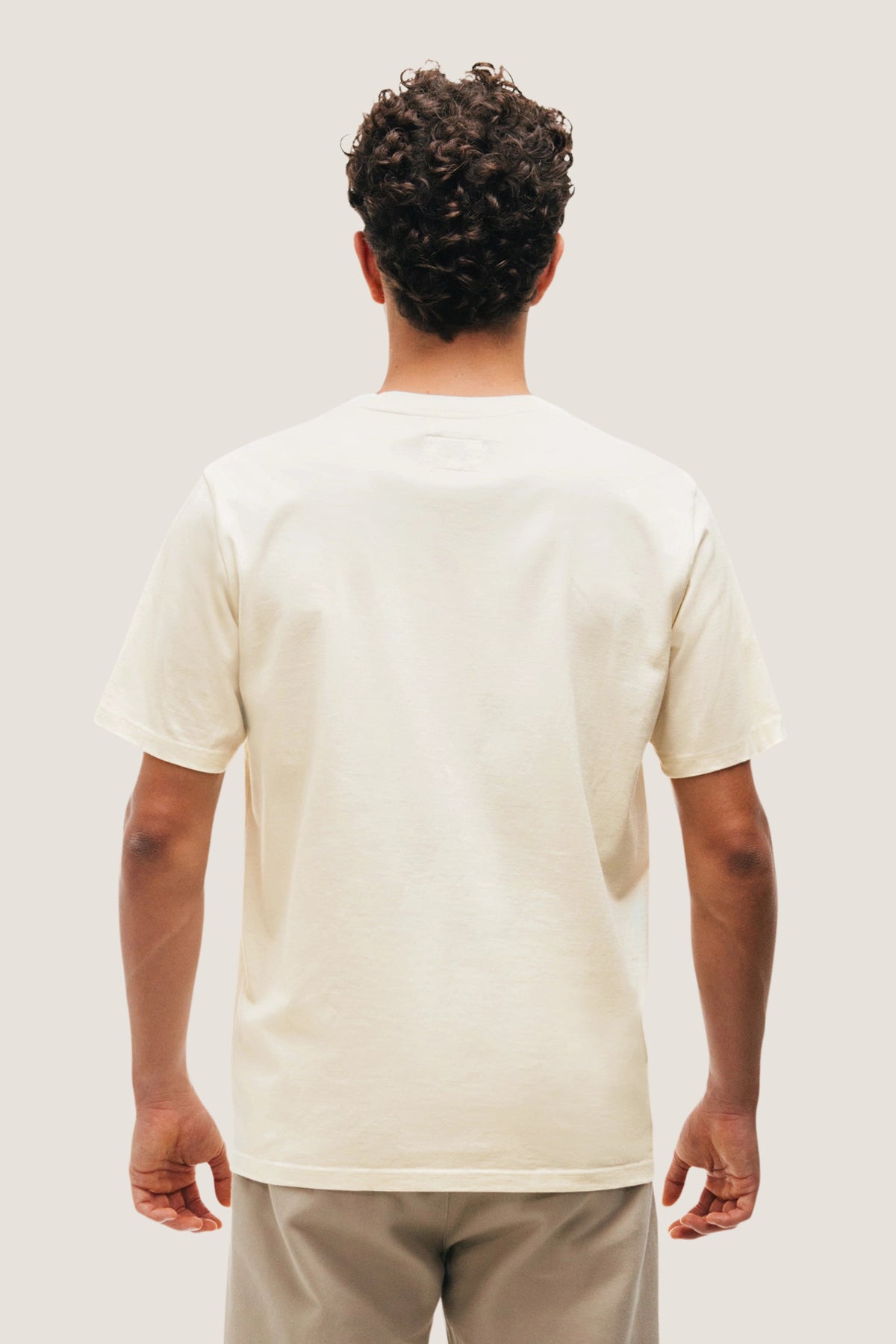 the off-white t-shirt.
