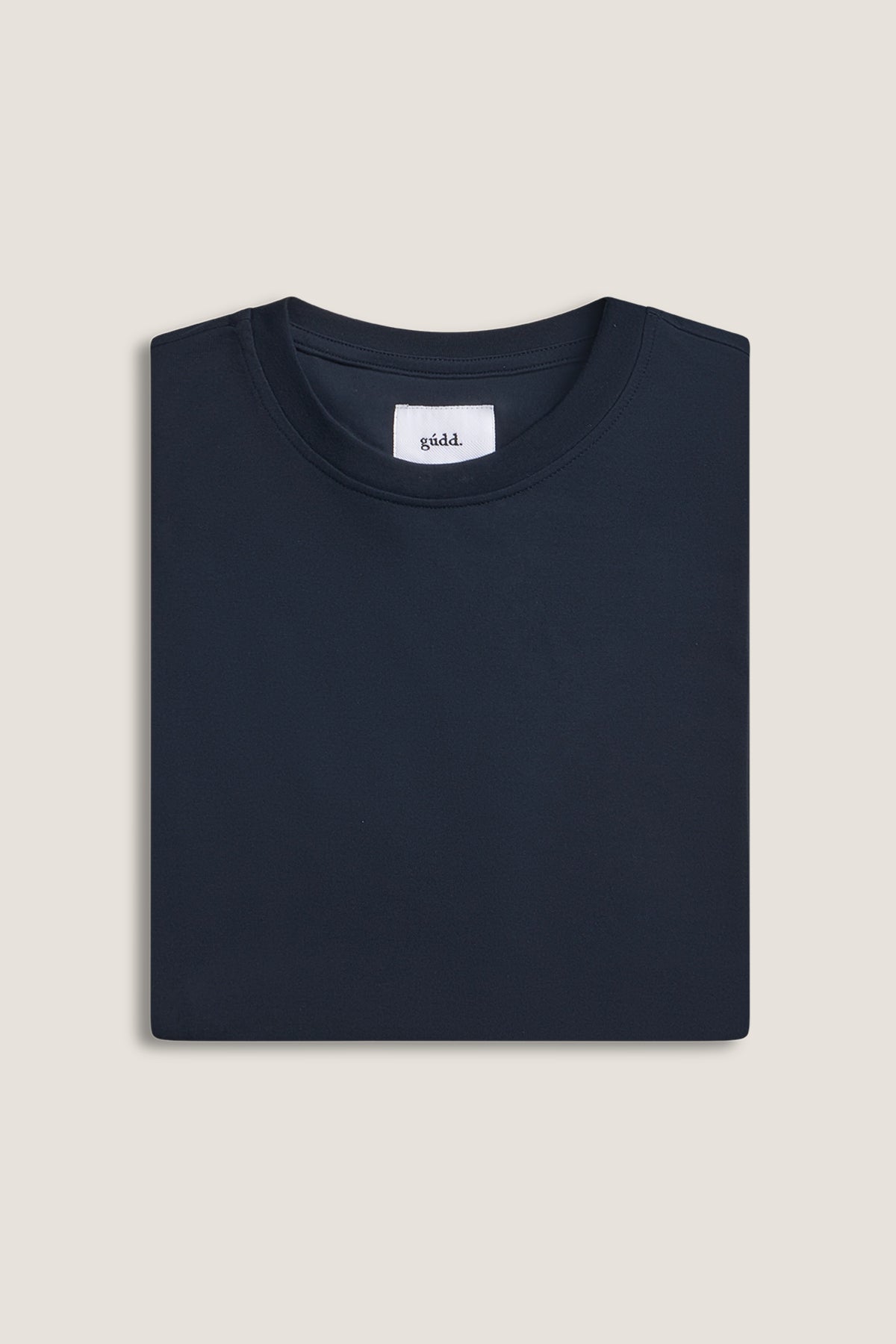 the navy t-shirt.