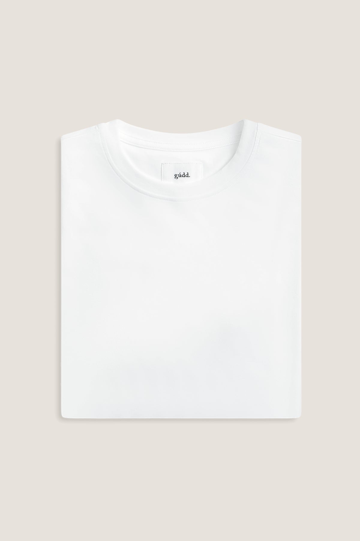 the white t-shirt.