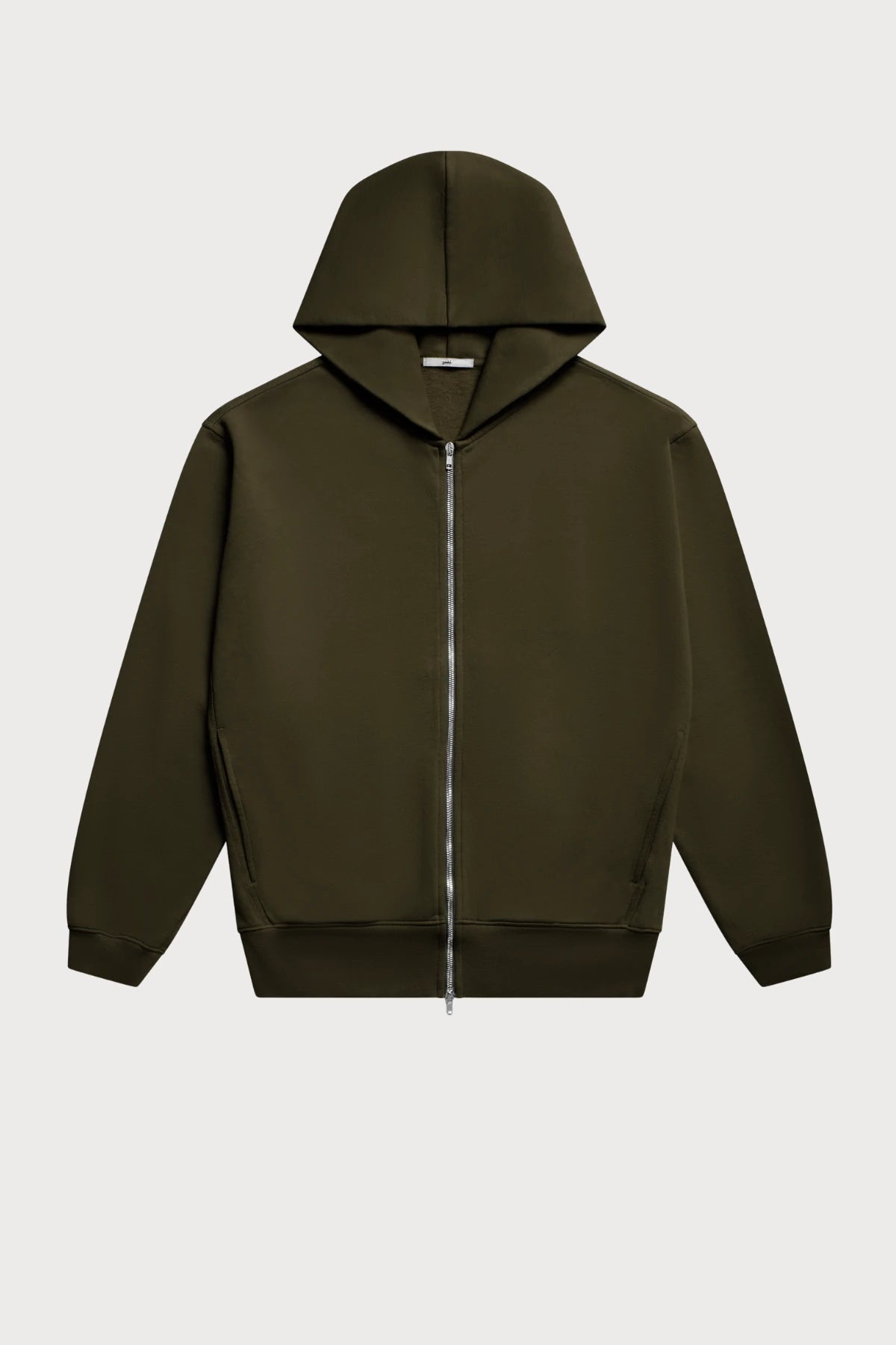 gúdd. The Olive Zip Hoodie in Dust Olive, product photo 9