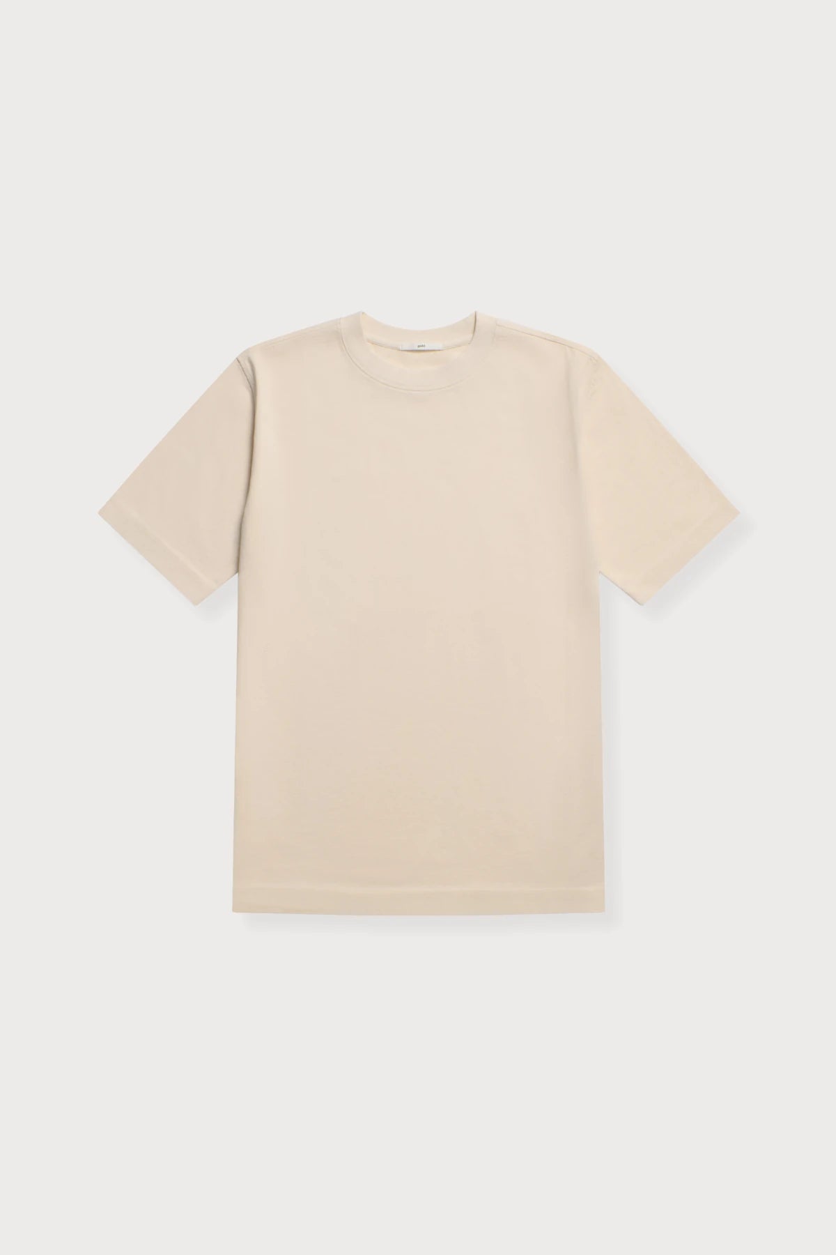 the undyed tee.