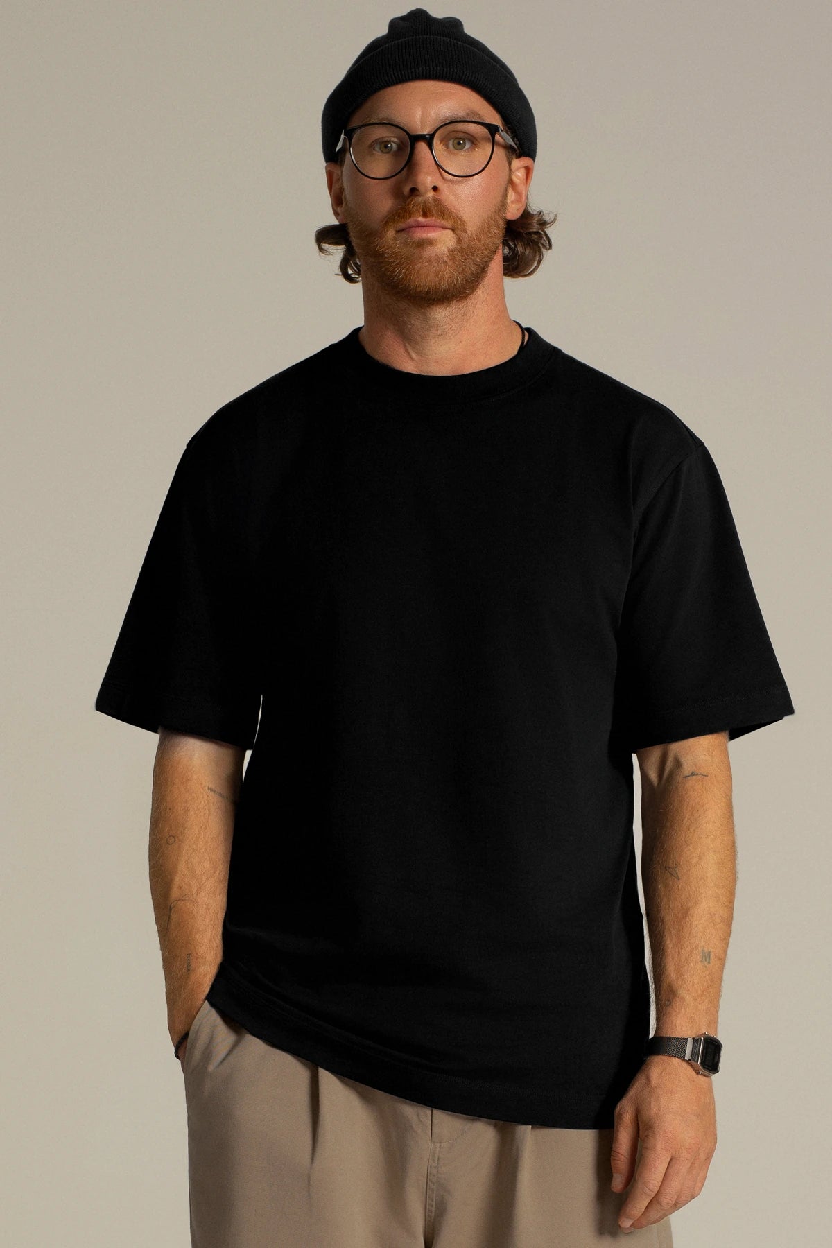 gúdd. The Black Tee in Black