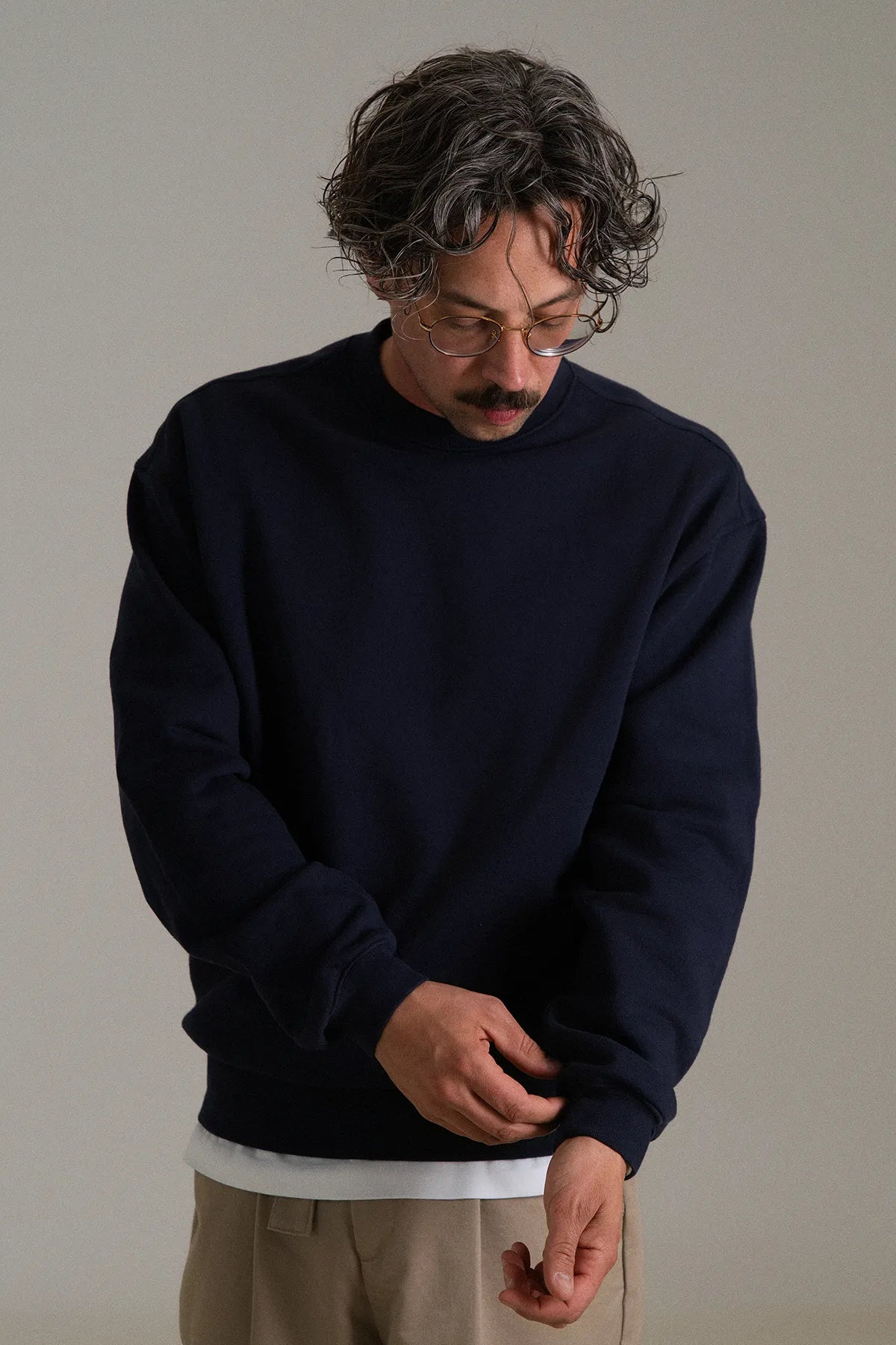 gúdd. The Ink Crewneck in Deep Ink, product photo 5