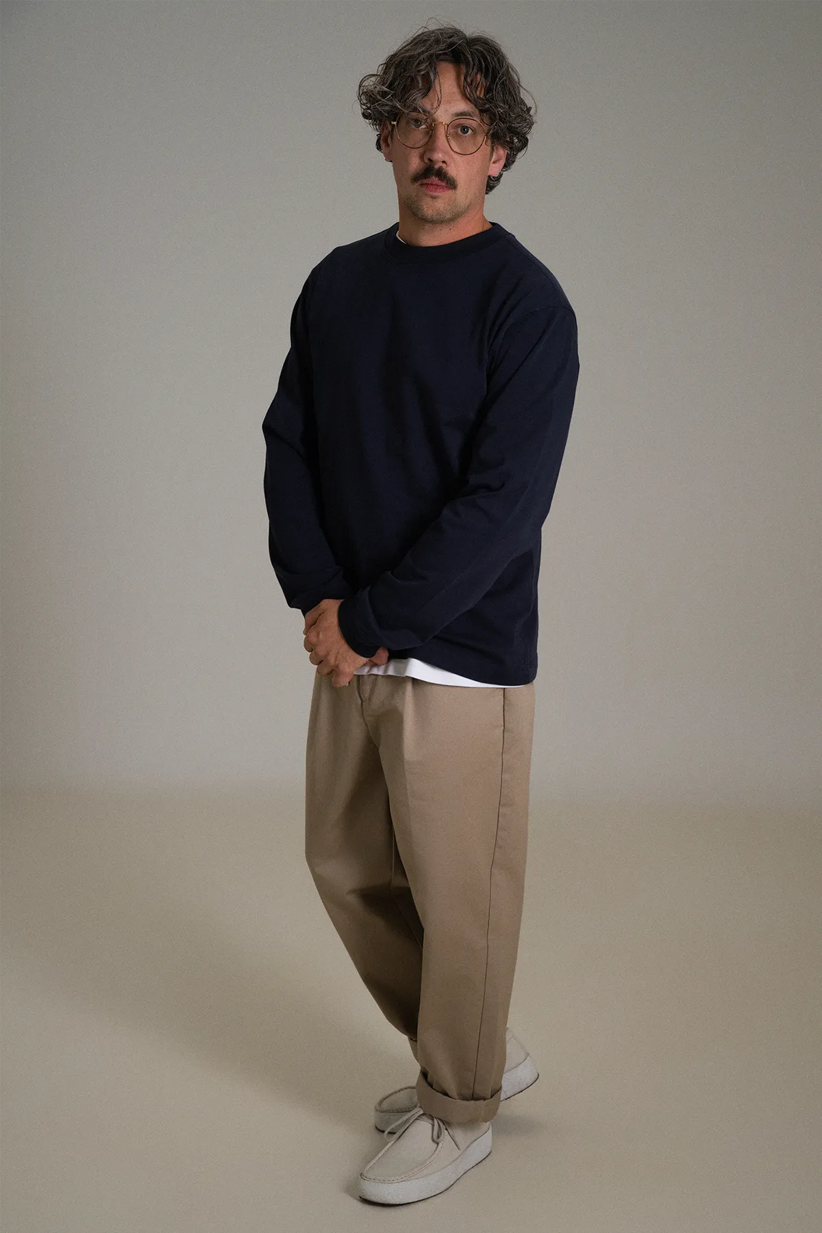 gúdd. The Ink Longsleeve in Deep Ink, product photo 4