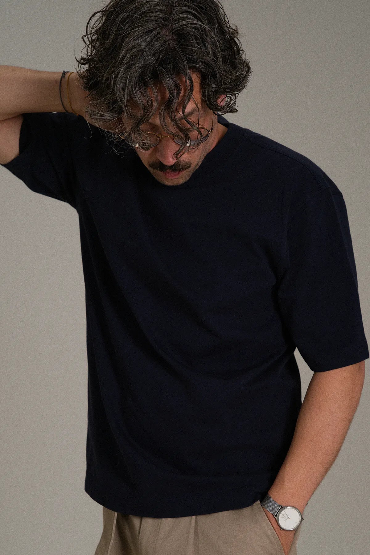 gúdd. The Ink Tee in Deep Ink, product photo 4