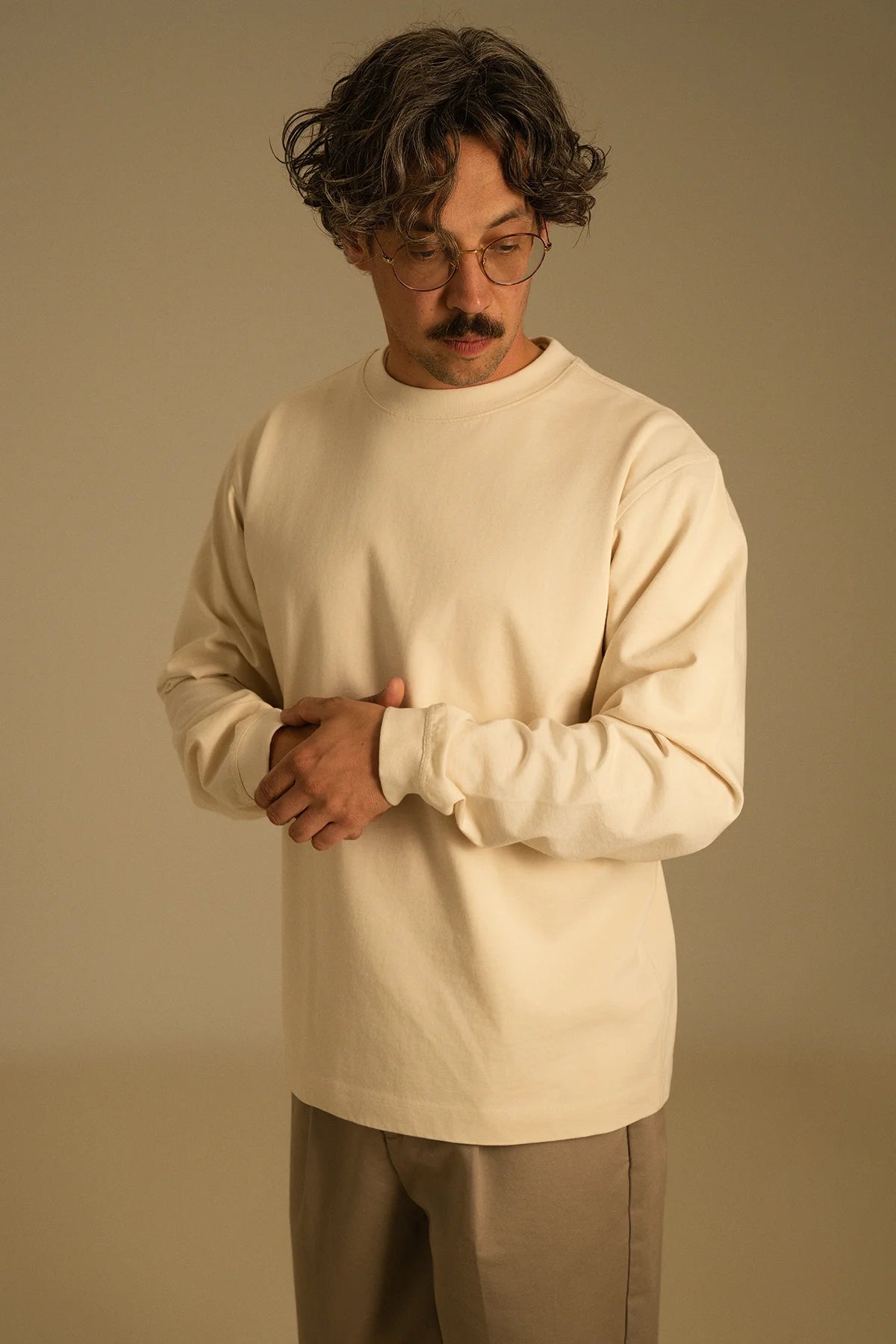 the undyed longsleeve.