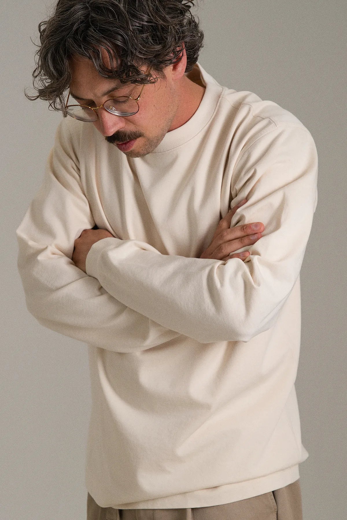 the undyed longsleeve.