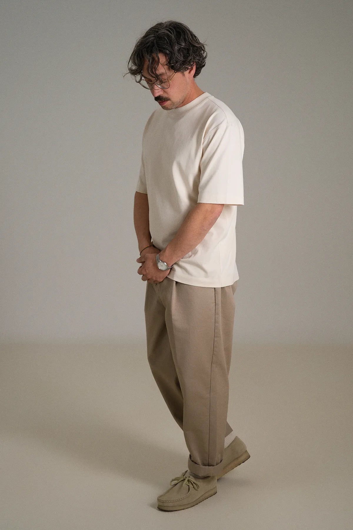 the undyed tee.