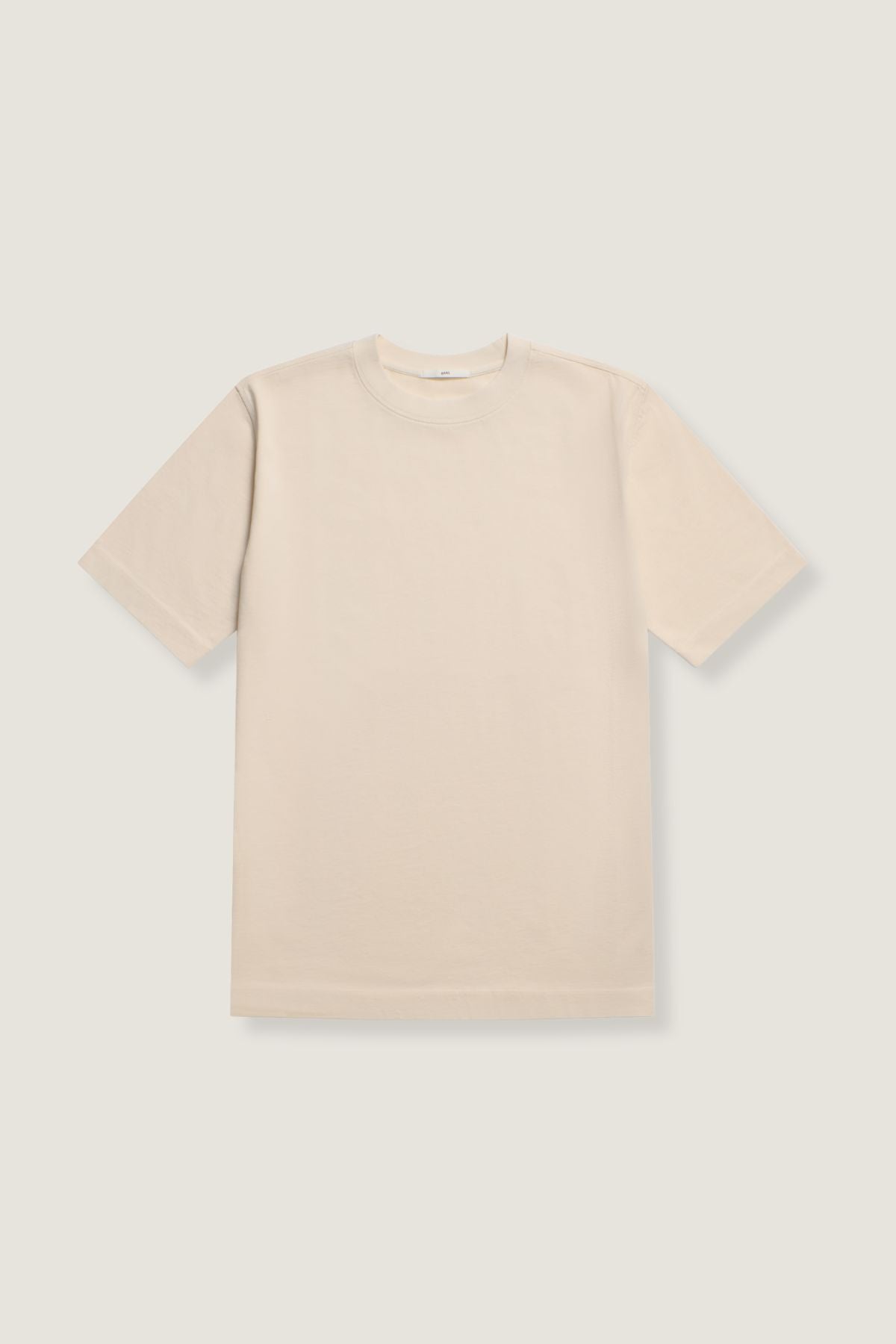 the undyed tee.