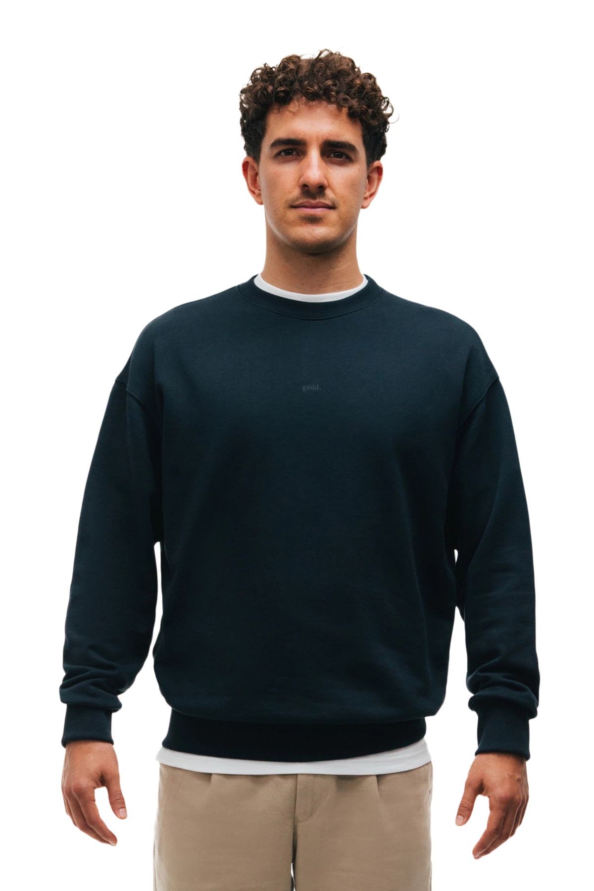 the 365 navy crewneck.