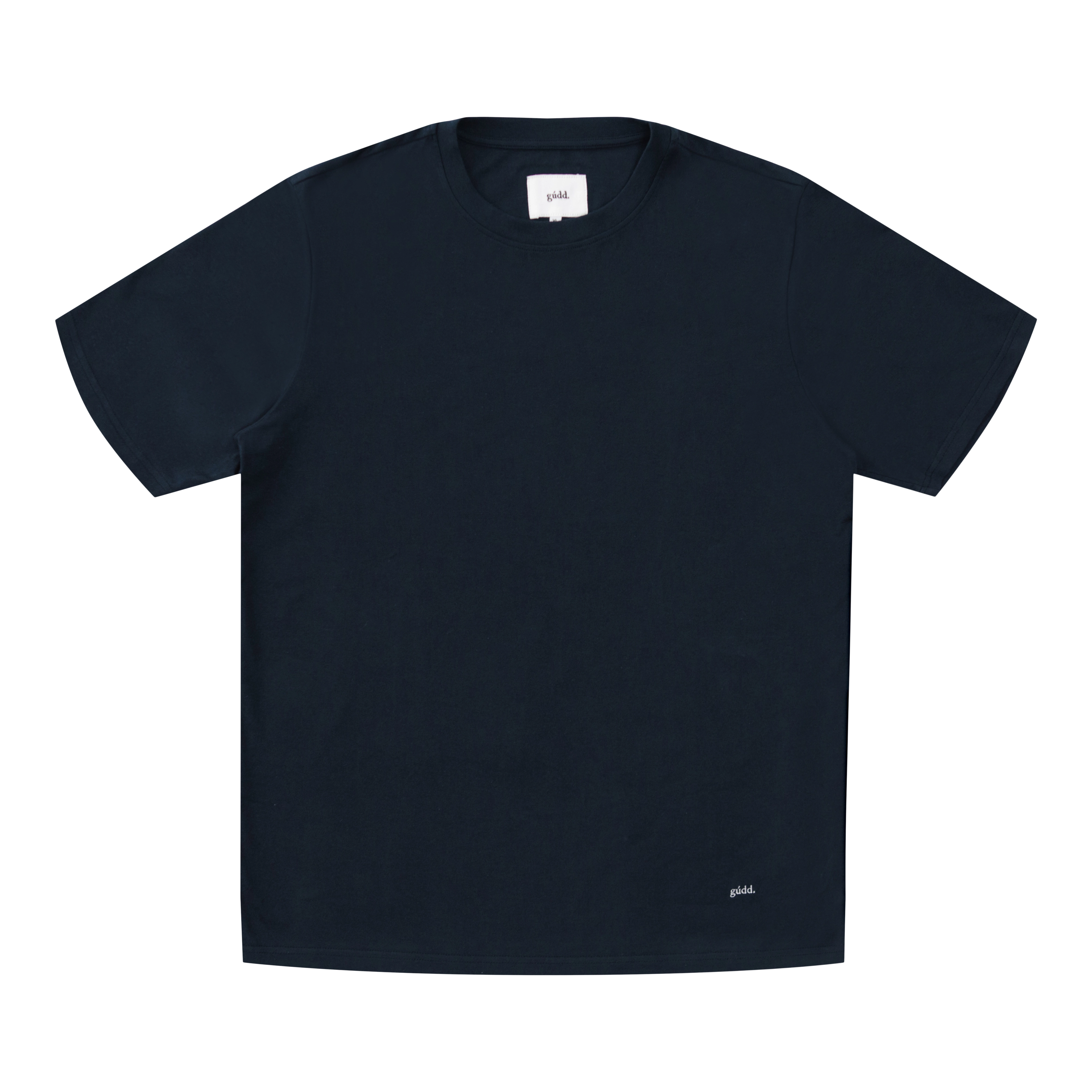 the navy t-shirt.