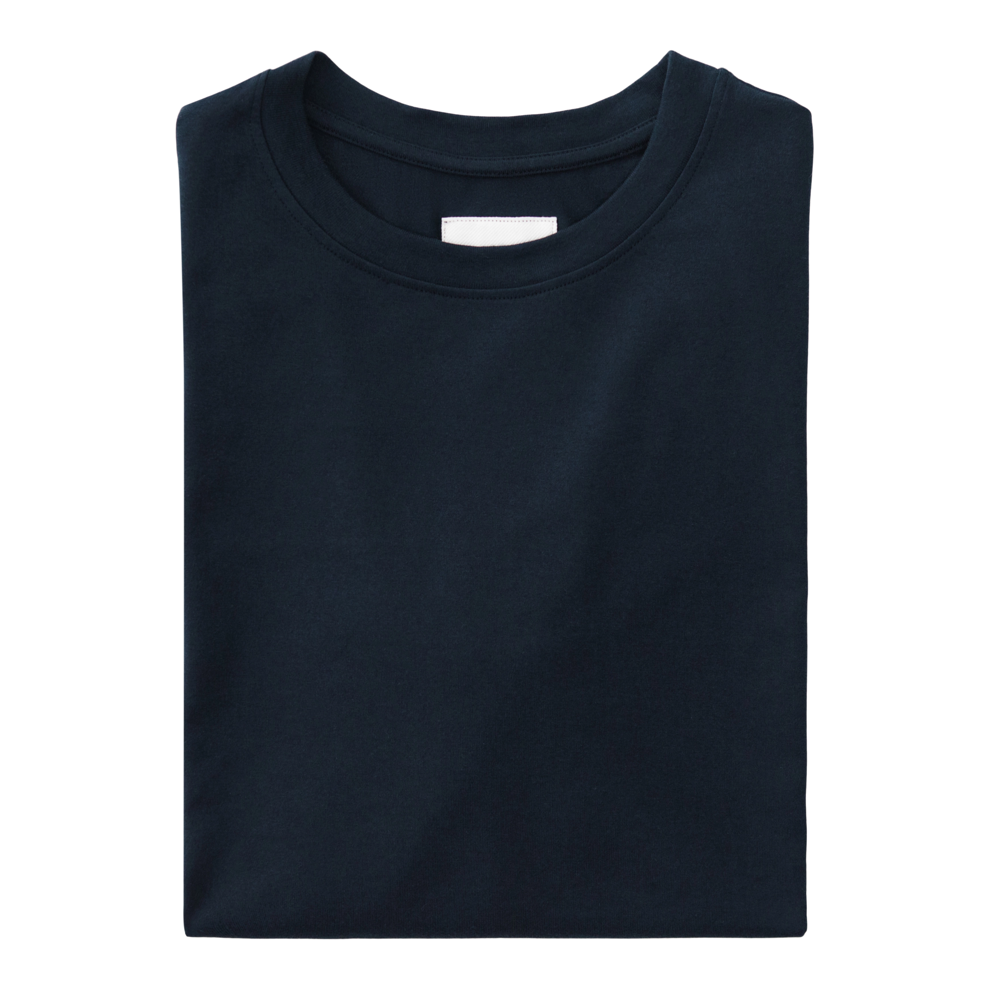 the navy t-shirt.