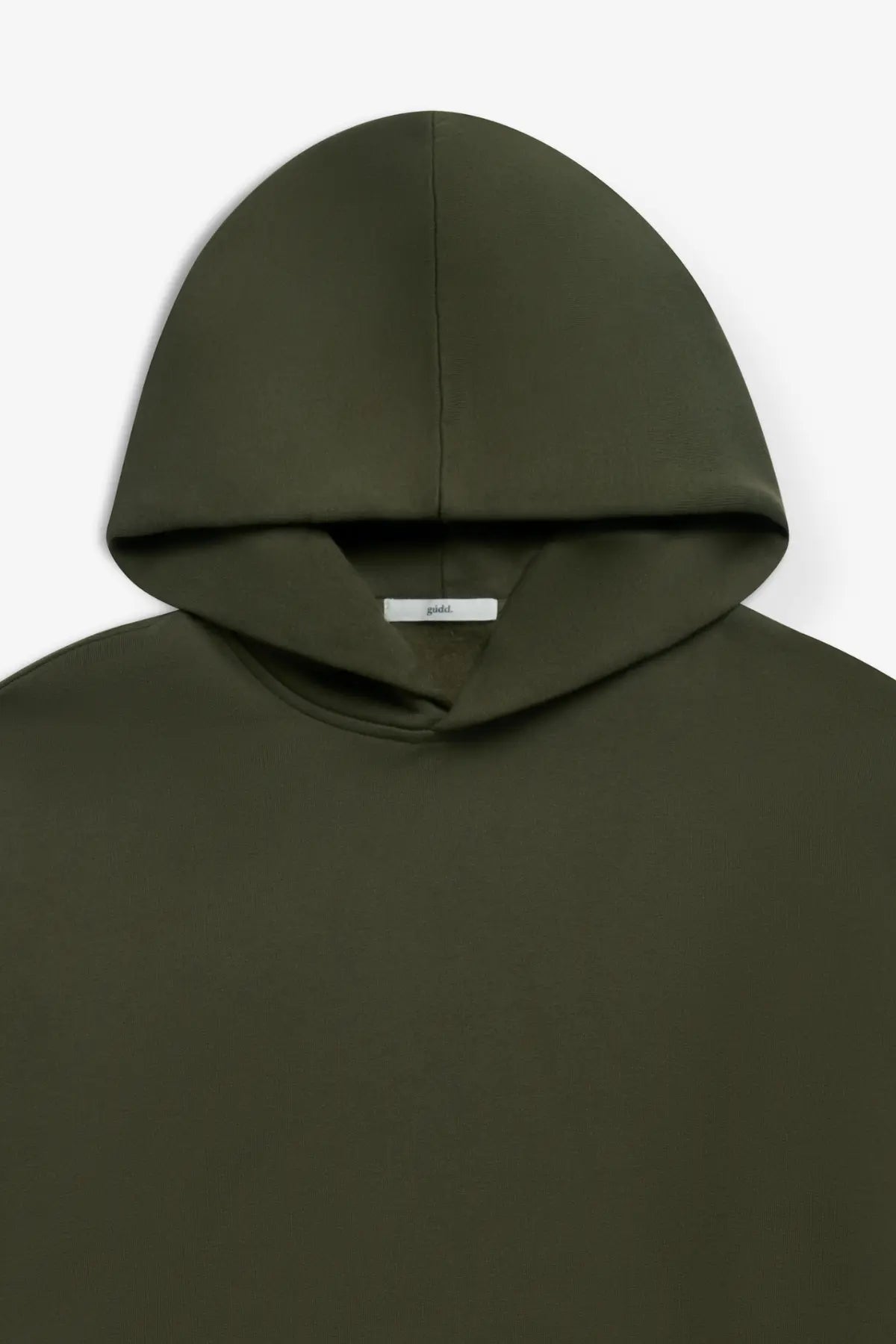 the olive hoodie.