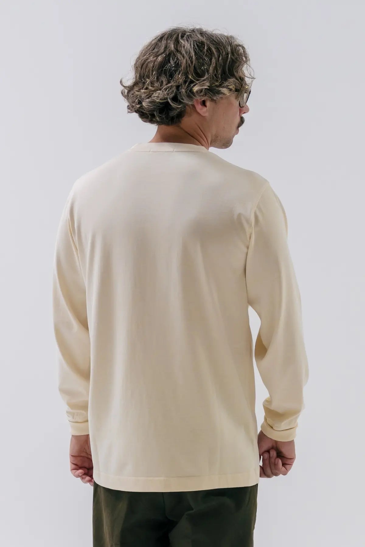 the all-natural bare ecru longsleeve.