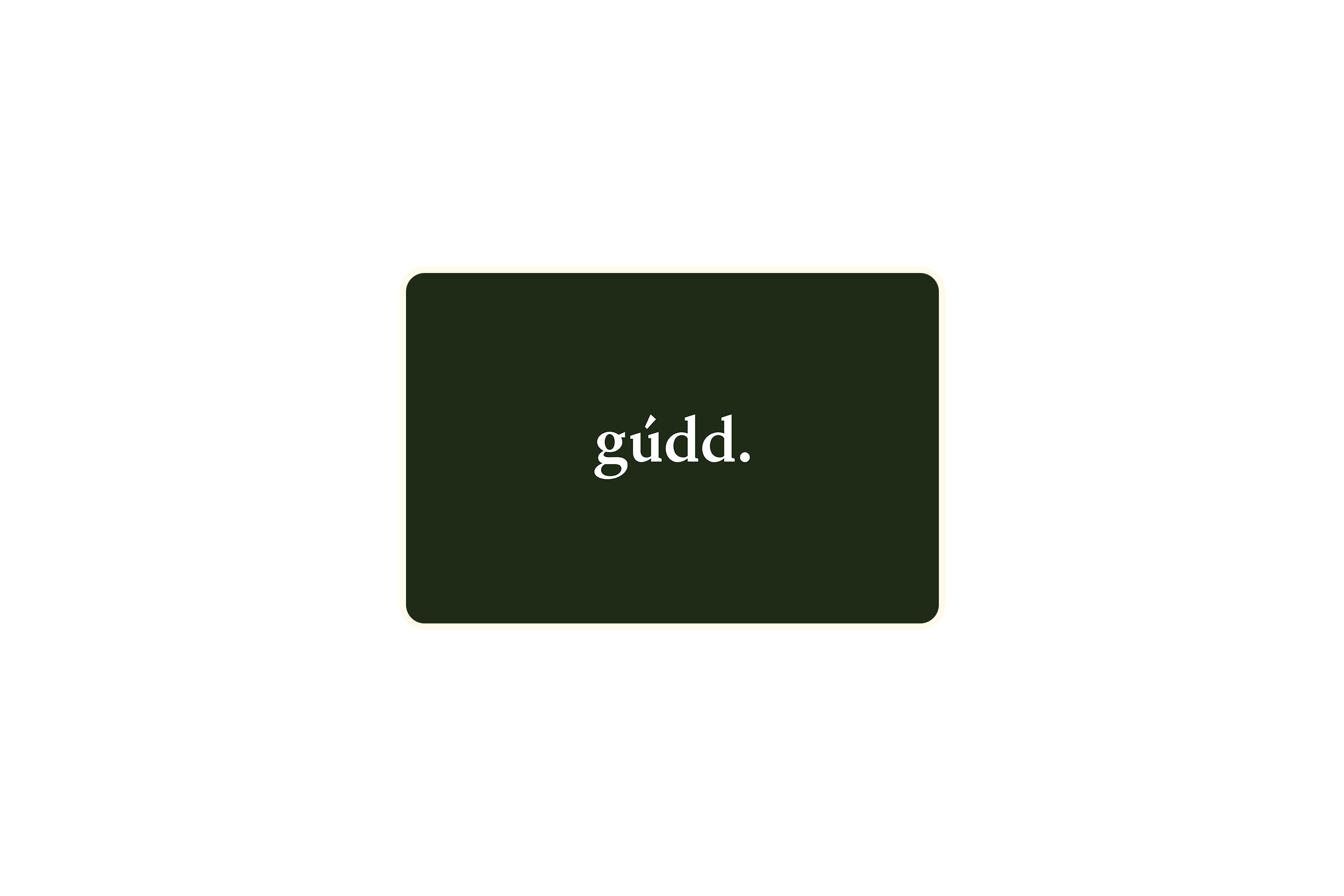 the gúdd gift card.