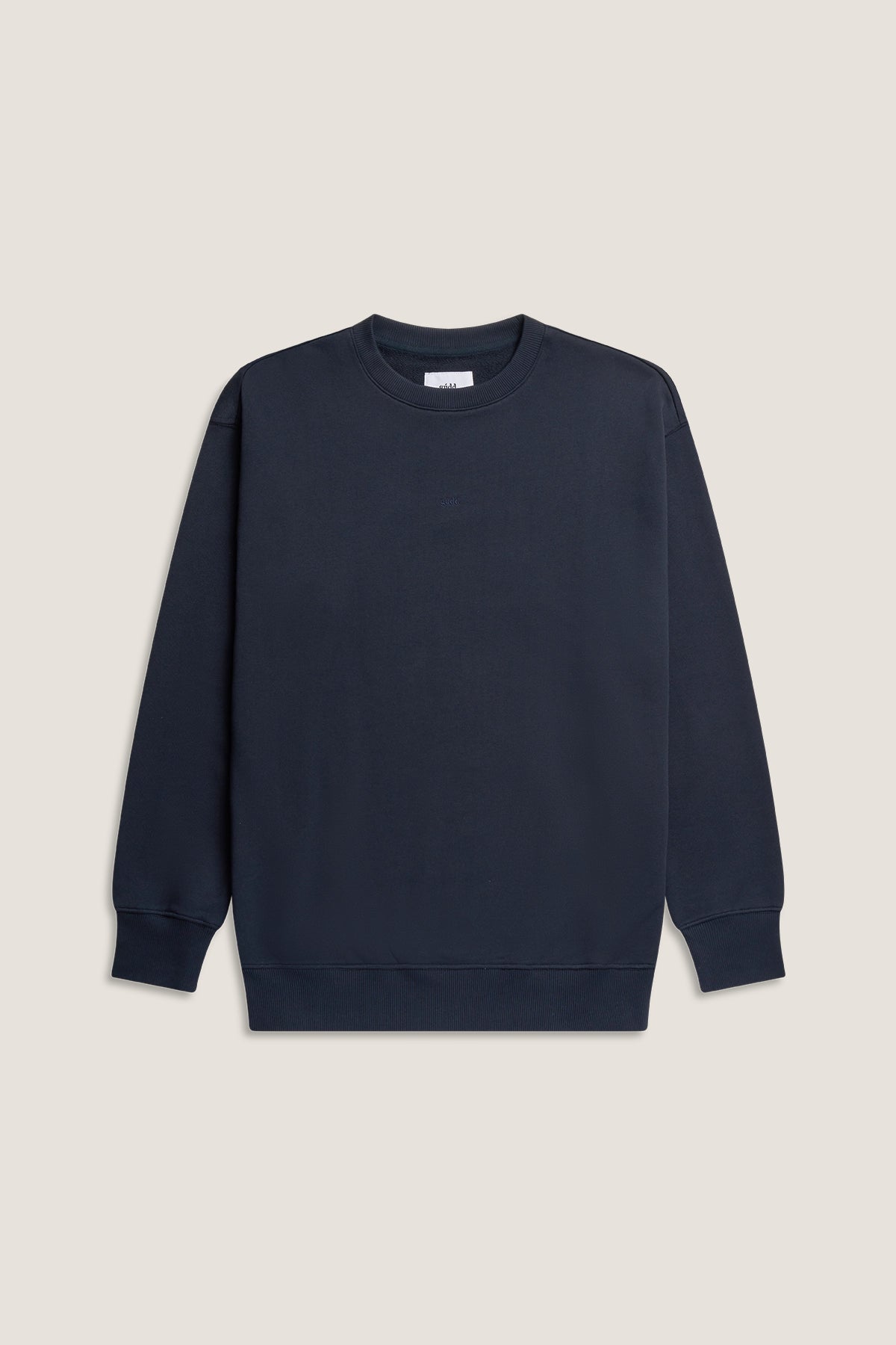 the navy crewneck.