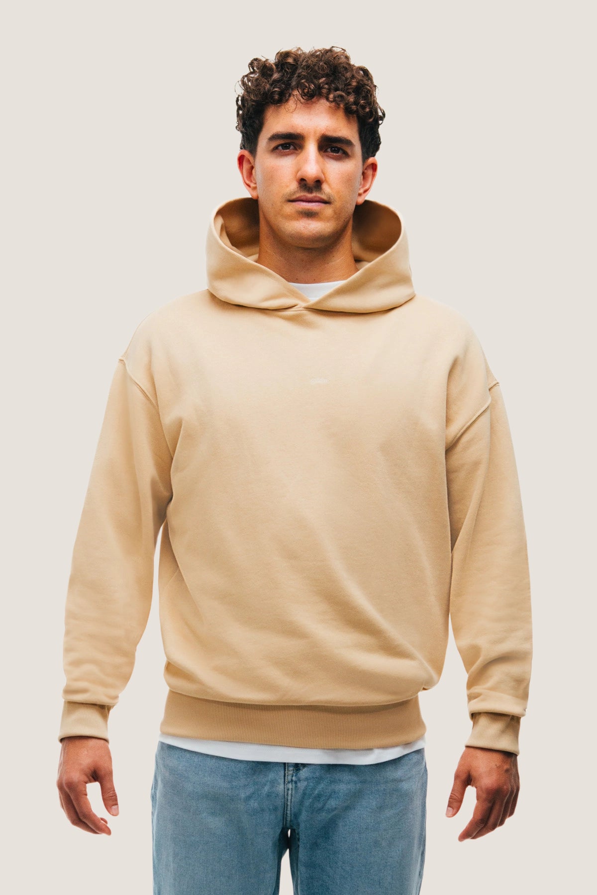 the almond hoodie.
