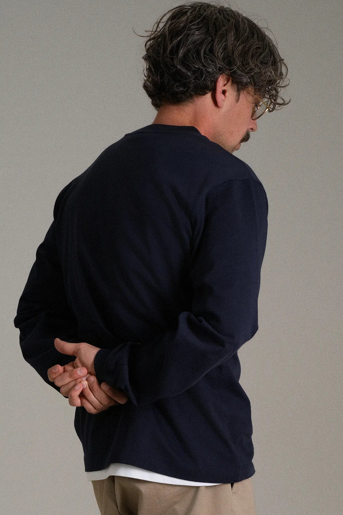gúdd. The Ink Longsleeve in Deep Ink, product photo 3