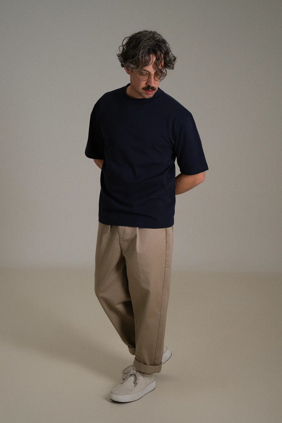 gúdd. The Ink Tee in Deep Ink, product photo 5