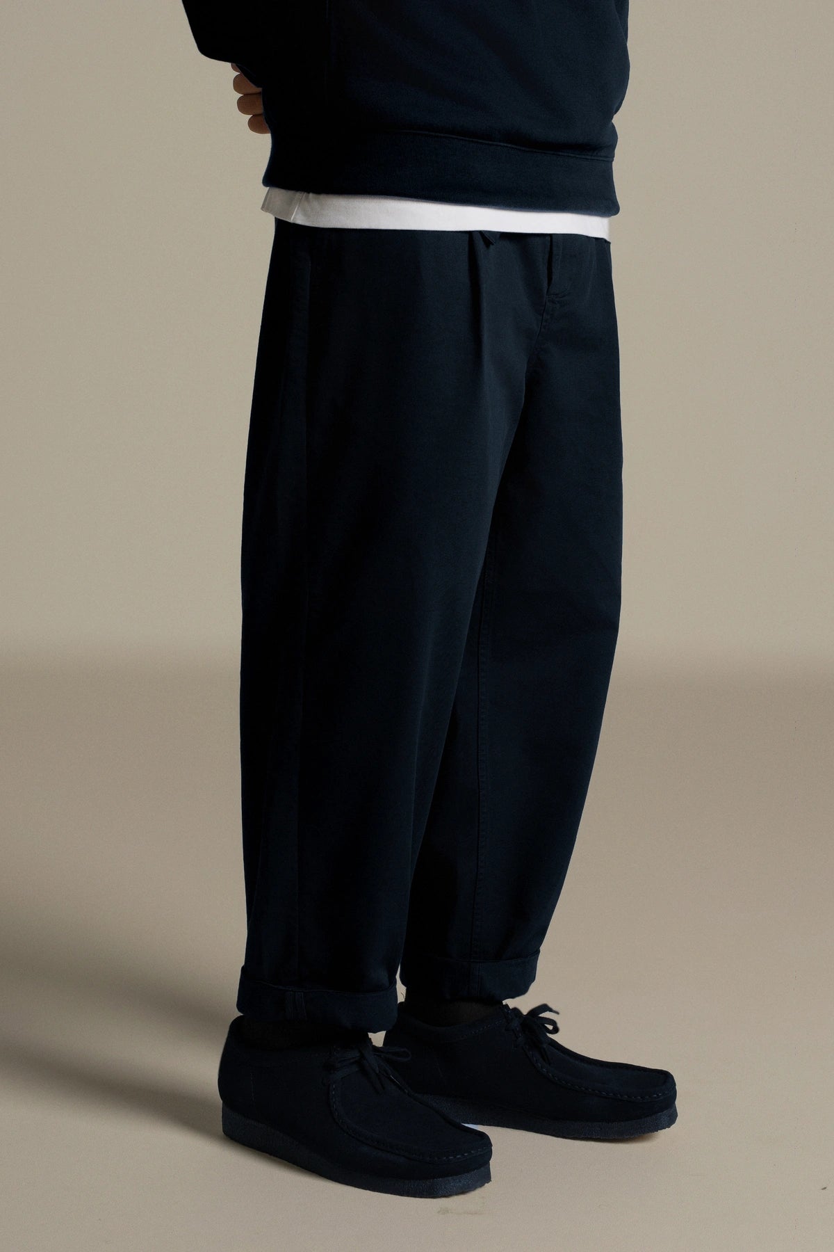 gúdd. The Ink Work Trousers in Deep Ink