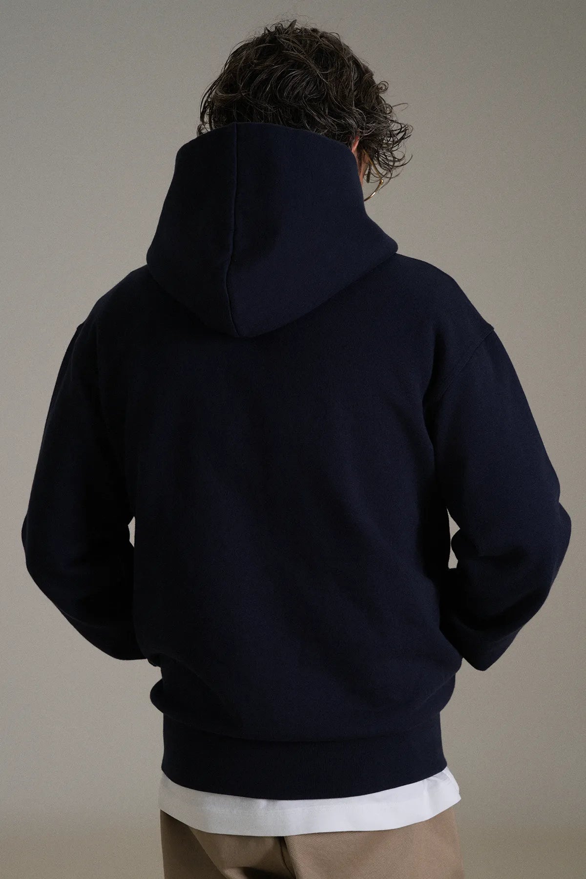 gúdd. The Ink Zip Hoodie in Deep Ink, product photo 4