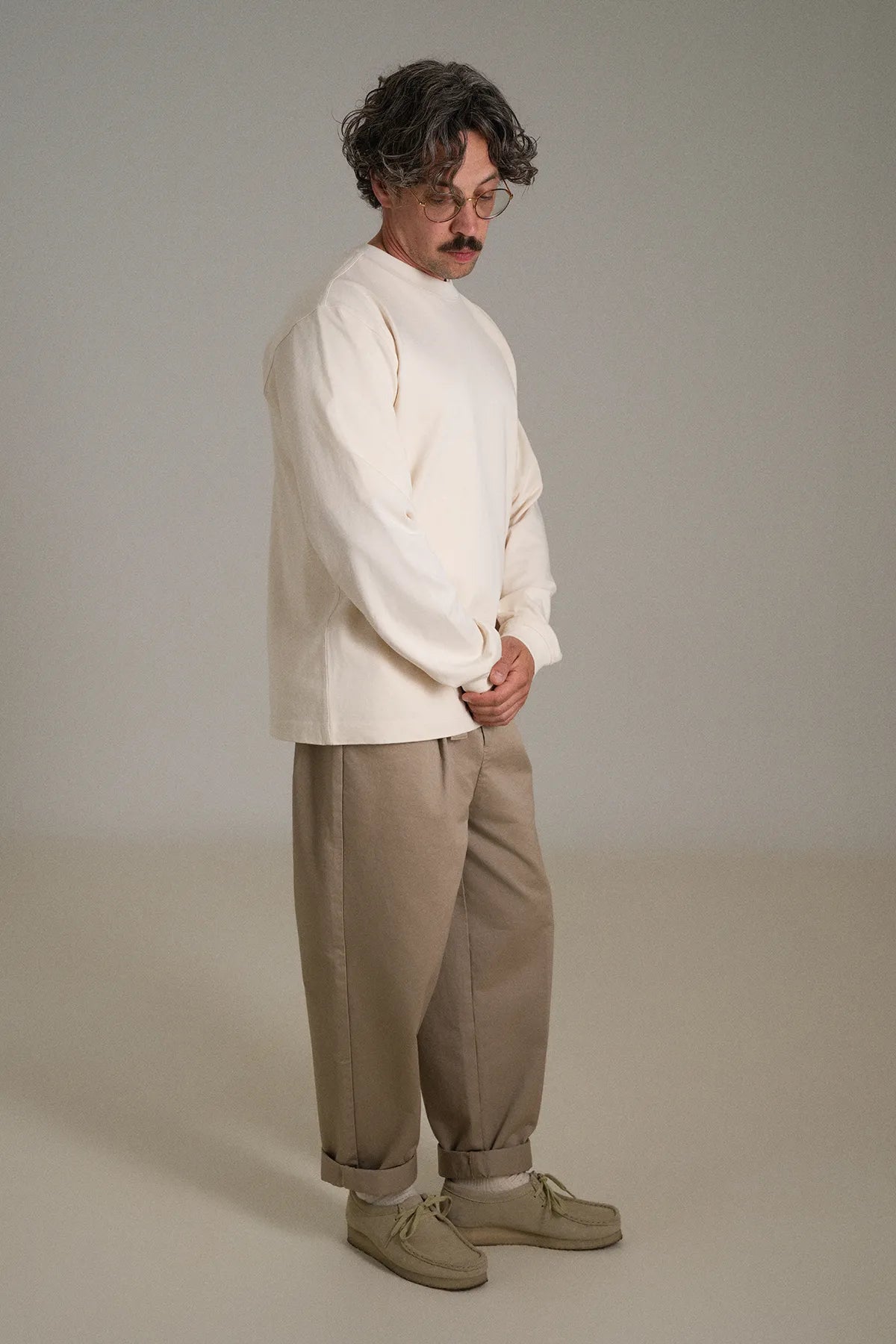 the undyed longsleeve.