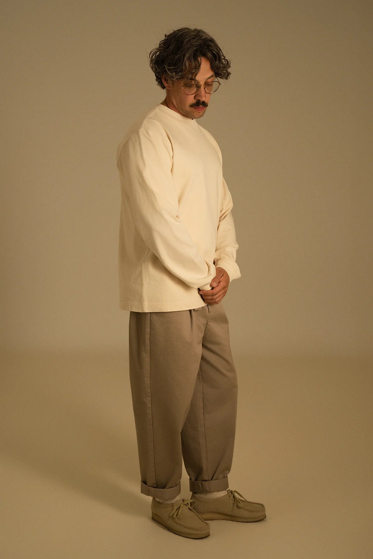 the undyed longsleeve.