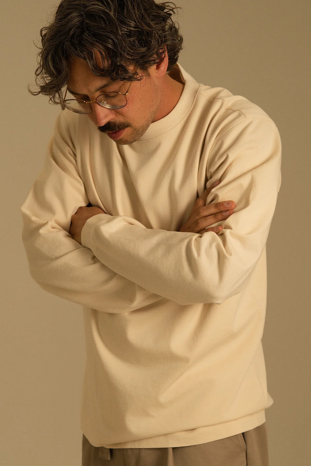 the undyed longsleeve.